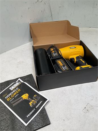 SNJORT Max+ handheld blower 200mph