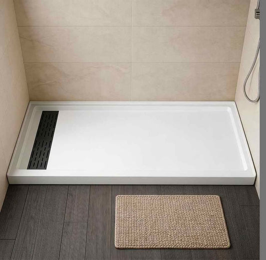 ⭐ Marketplace – SONOFORM 60" x 30" Rectangular Shower Base with Linear Drain