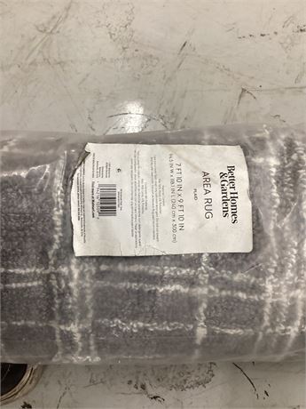 Better Homes &amp; Gardens Grey Plaid Wool Indoor Area Rug